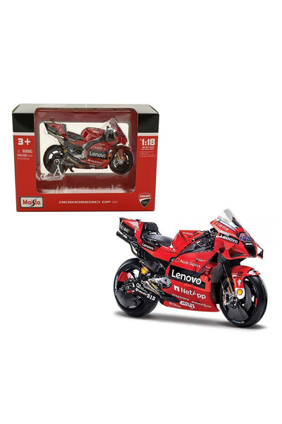Maisto Ducati Lenovo 43 Team 2021 1/18 Model Motorcycle