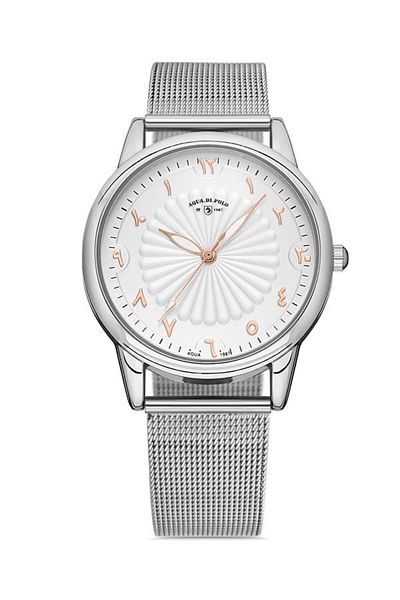 Aqua Di Polo 1987 Metal Steel Women's Wristwatch APL12C710H02