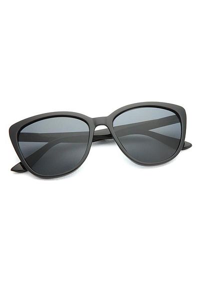 Aqua Di Polo 1987 Women's Cat Eye Sunglasses Black APSN001701