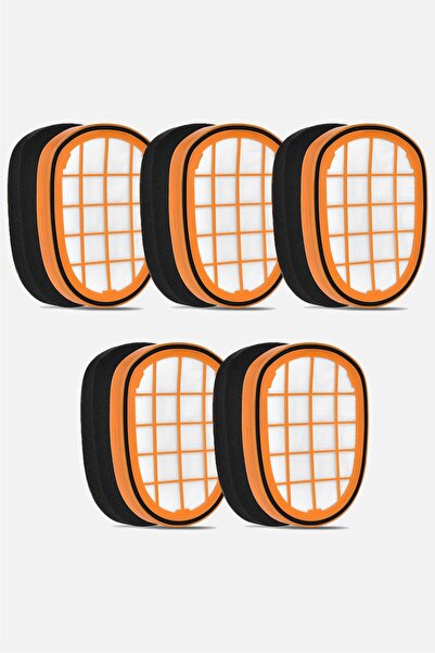 optream فلتر غرفة المكنسة الكهربائية المتوافق مع Philips FC 6902، 5 قطع