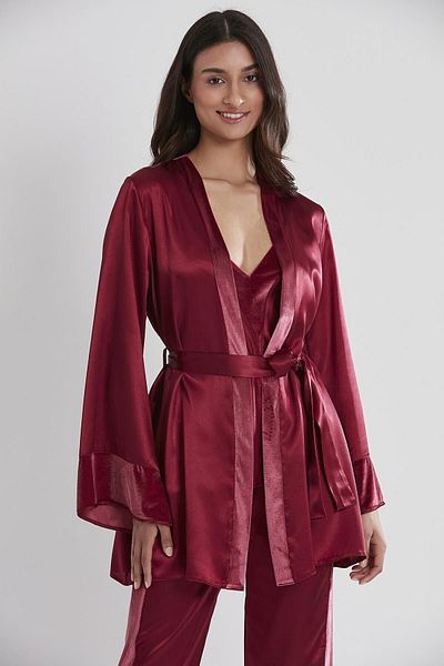 Pierre Cardin Velvet Satin Women's Pajama Set 3 Pieces - 2040