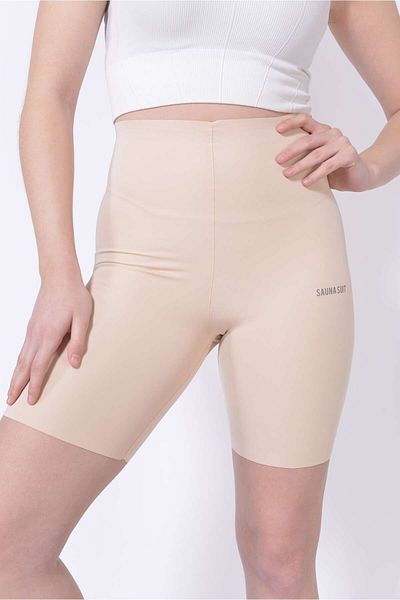 SAUNA SUIT Corset de damă negru cu tăietură cu laser cu 5 zone de recuperare - Fără urme
