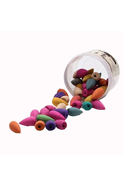 Ersa Hediyelik Konik Tütsü 40 Adet Renkli Konik Geri Akış Tütsü