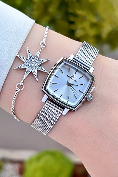 Daniel Klein Metalik Renk 2 Yıl Garantili Kadın Kadın Kol Saati ve Bileklik