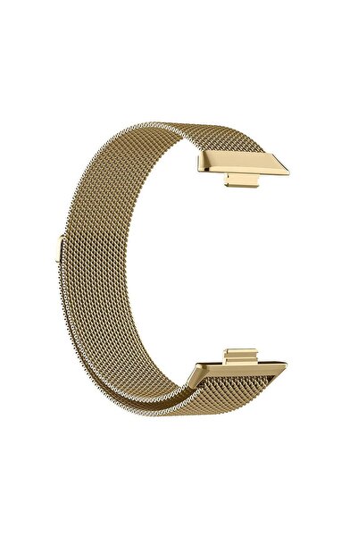 Microsonic Huawei Watch Fit 3 Milanese Loop Kordon Gold