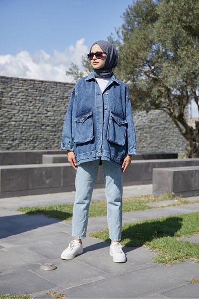 ENZİM JEANS Дамско дънково яке - Удобен и стилен дизайн