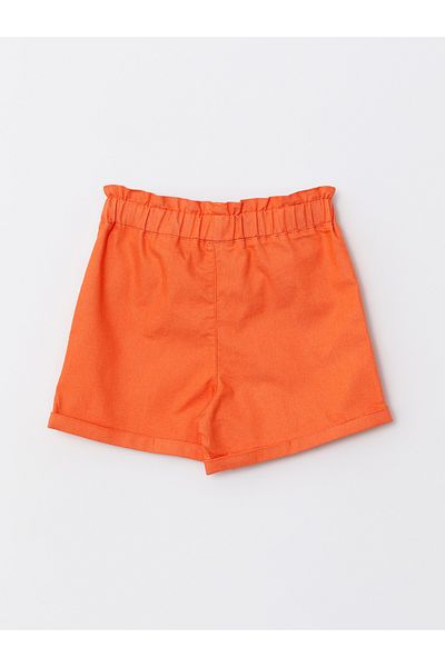 LC Waikiki Dívčí kraťasy Gabardine - základní model s elastickým pasem