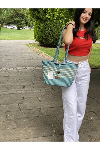 ModaCardin Пляжна сумка та сумка через плече - сумка ручної роботи з джутового плетіння