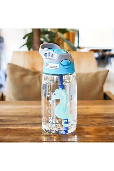 GlassySKY 480ml Cute Cartoon Water Bottle - Flask, Water Bottle and Portable Sports Water Cup
