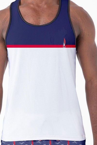 C&City Ανδρικό T-Shirt Athlete Printed - Zero Sleeve M-0391