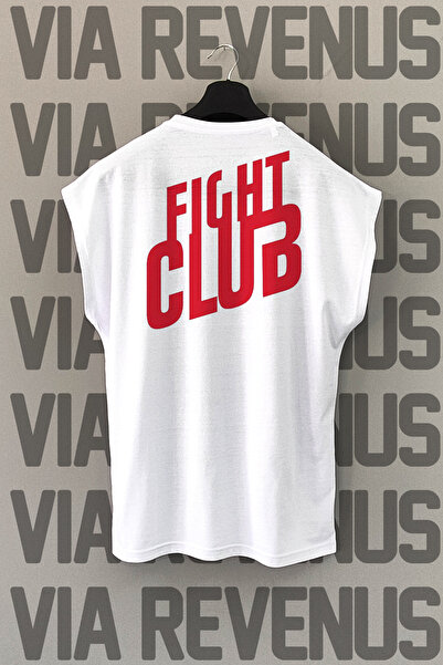 Vordevia Αθλητικό μπλουζάκι Fight Club Back Printed - Μηδενικό μανίκι