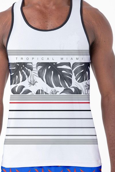C&City Ανδρικό T-Shirt Athlete Printed - Zero Sleeve M-0392
