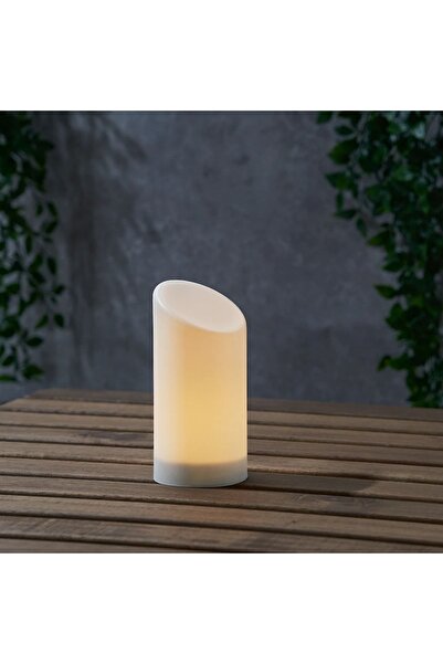 IKEA Adellövskog 16 Cm Iç Dış Mekan Otomatik Yanan Pilli Led Masa Gece Lambası
