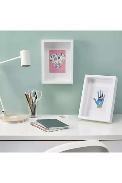 IKEA Sannahed 21x30 Cadru de copiere din lemn alb - 1 bucată