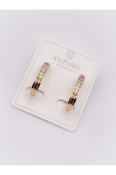 Trinos Special Series Jewelled Earrings Rose Gold