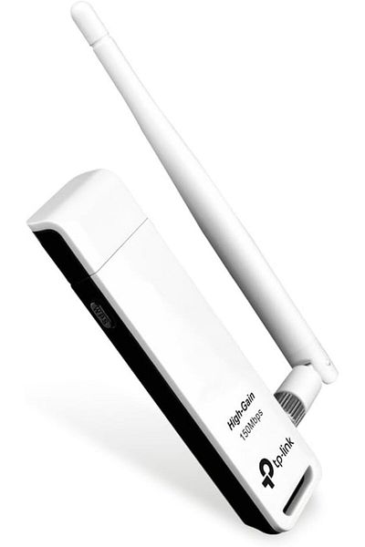 Gfc Life Store High Gain N150 Mbps Usb Adapter - Tl-wn722n, 4dbi Detachable Antenna, Wireless