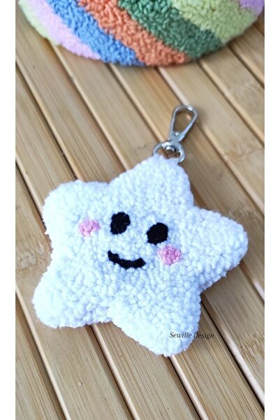 Sewille Design Hand Made Punch Yıldız Anahtarlık