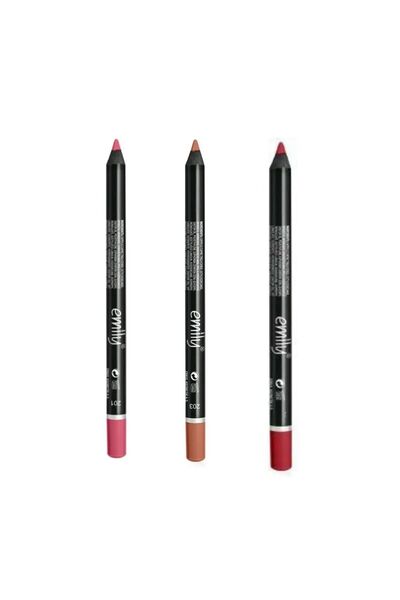 EMILY قلم الشفاه إميلي 3 قطع رقم: 201-203-225
