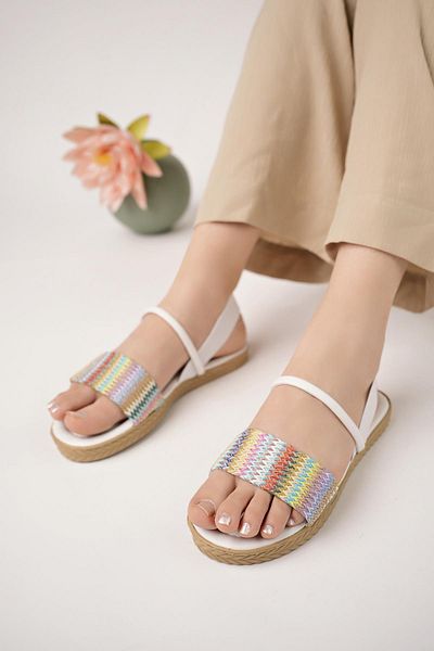 Moda Frato Dámské lehké letní sandály Modafrato CRYSTAL - pohodlná podrážka