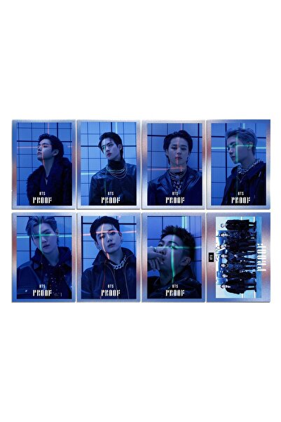 Güneş Kırtasiye بطاقة صور BTS Proof 8 قطع