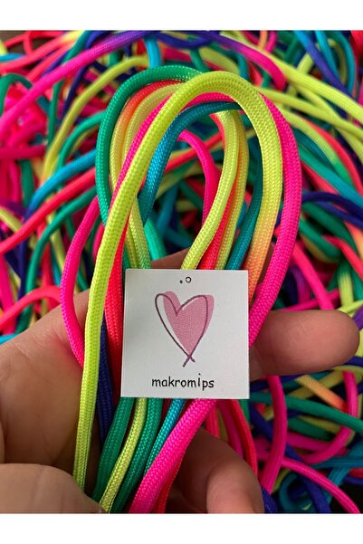 Makromİps PARACORD ROPE 4mm 7 CORE (50 meters) PARACHUTE CORD BRACELET CAMPY TENT ANHAL BAG HAT ROPE