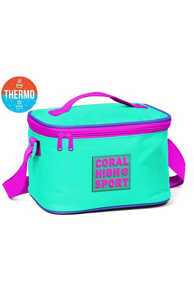 Coral High Lavender Pink Water Green Sport Thermo Lunchbox - 22812