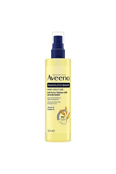 AVEENO يحتوي على زيت الشوفان والجوجوبا - زيت ترطيب مكثف للجسم، للبشرة الجافة جدًا والحساسة