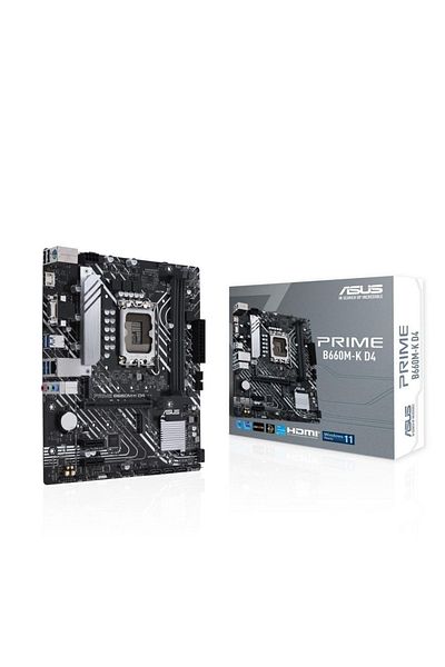 ASUS Prime /b660m-k D4 Intel B660 Lga1700 Ddr4 5333 Max 128gb Ram Motherboard