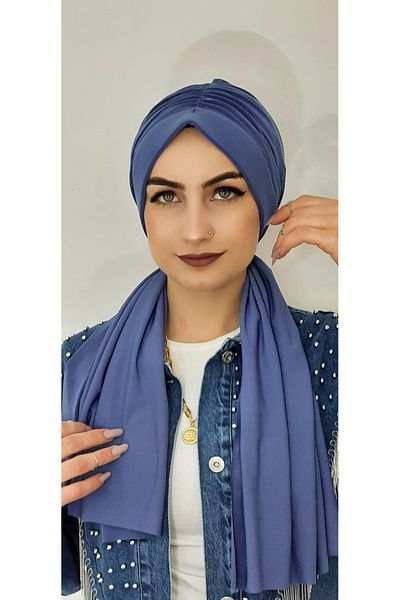 R&S modibone Indigo Hijab Swimmer - Bonnet Design, Sea and Pool Cap, Hasema and Swimsuit Compatible