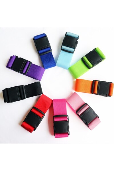 BALP 2,5 Cm Valiz Bavul Emniyet Kemeri Renkli 1 Adet