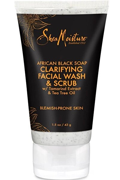 Shea Moisture Afrika Siyah Sabunu Yüz Yıkama Ve Peeling 43gr