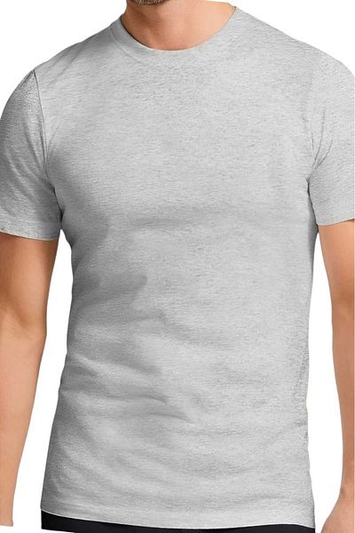 Tezzgelsin 6-Piece Cotton Men's Undershirt - Crew Neck