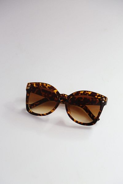 Polo55 Vintage Model Leopard Women's Sunglasses