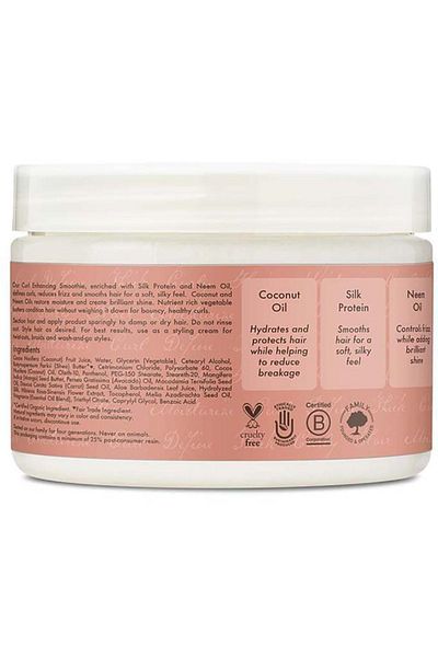 Shea Moisture Coconut & Hibiscus Bukle Belirginleştirici Durulanmayan Saç Bakım Kremi 284gr