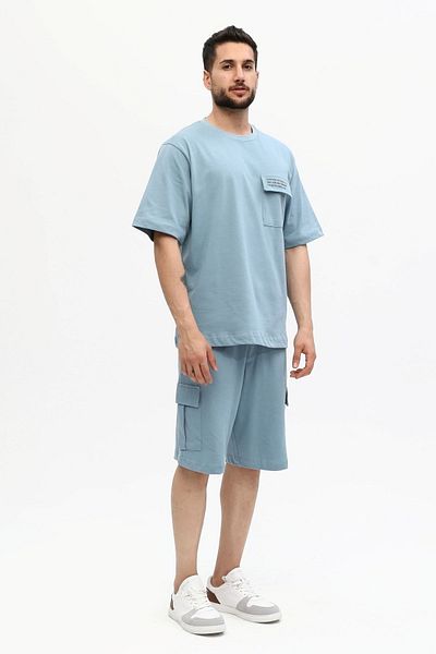 Owut Collection Men's Printed Oversize Shorts Set