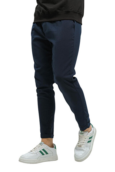 BayBayan Men's Slim Fit Trousers - Comfortable Fit, Stretch Fabric, Elastic W...