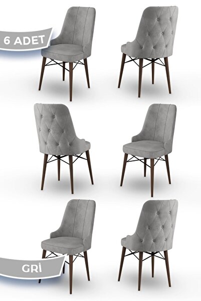 Canisa Araz Serisi, 1.sınıf Babyface Ithal Kumaş Ceviz Gürgen Ayak, 6 Adet Gr...