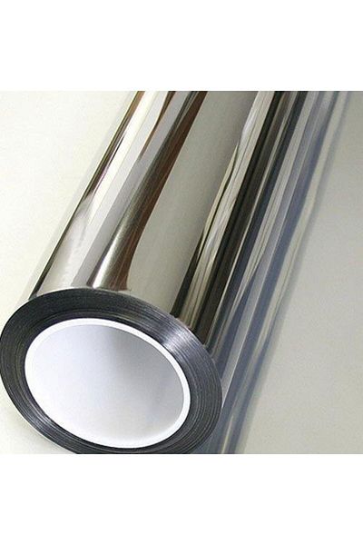 AUTOFOLYO Mirrored Glass Film Silver 50 CM-4 METER