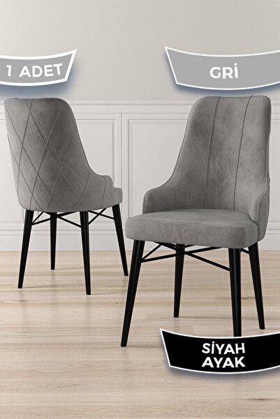 Canisa Neta Serisi, 1.sınıf Babyface Kumaş Sandalye, Siyah Gürgen Ayak, 1 Ade...