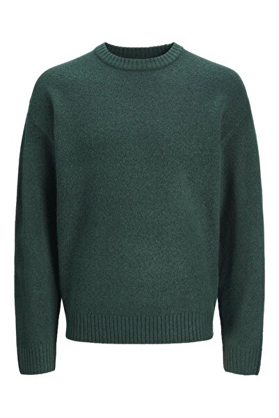 Jack & Jones Einfarbig Strickpullover - Rundhals Design