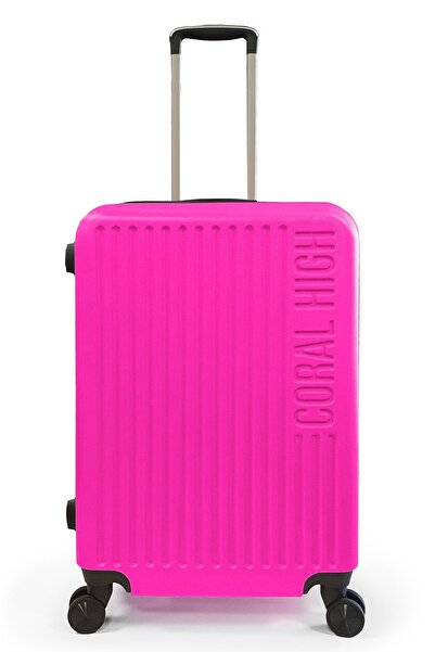 Coral High ABS Pembe Orta Boy Valiz 16417