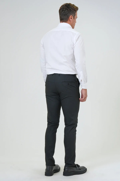 SÜVARİ Slim Kalıp Armürlü Pantolon