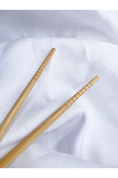 Tam Seramik 1 Pair of Japanese Bamboo Chopstick with Child Figure