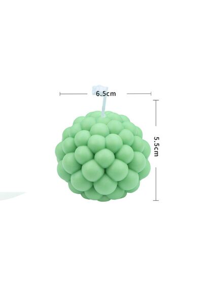 andela Yuvarlak Bubble Silikon Mum Kalıbı