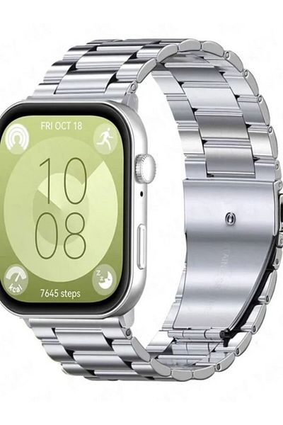 Alstrap ساعة Huawei Watch Fit 4 Pro/fit 4/fit 3 متوافقة مع سلك معدني من الفولاذ المقاوم للصدأ