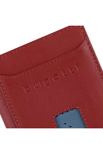 BUGATTI Secure Slim Geldbörse Rfid Schutz Leder 8 cm