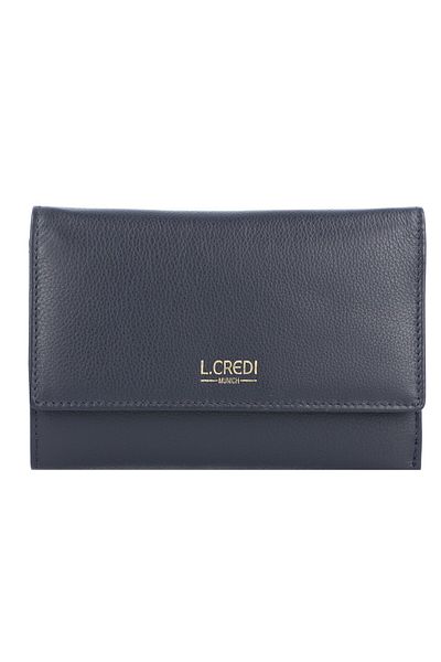 L.CREDI Portofel Evelyn piele RFID 14,5 cm