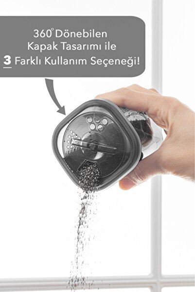 Meleni Home 52 Parça Mega Seti Kare Erzak Ve Bakliyat Saklama Kabı Baharatlık 12x(300ML 500ML) 8x(1100ML 1700ML)