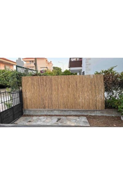 Hasır Dünyam 2,5 Metrex3 Metre Kamışhasır, Çit , Gölgelik Hasır , Bahçe Çiti,...