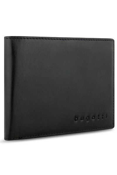 BUGATTI Super Slim Wallet RFID protection Leather 12 cm